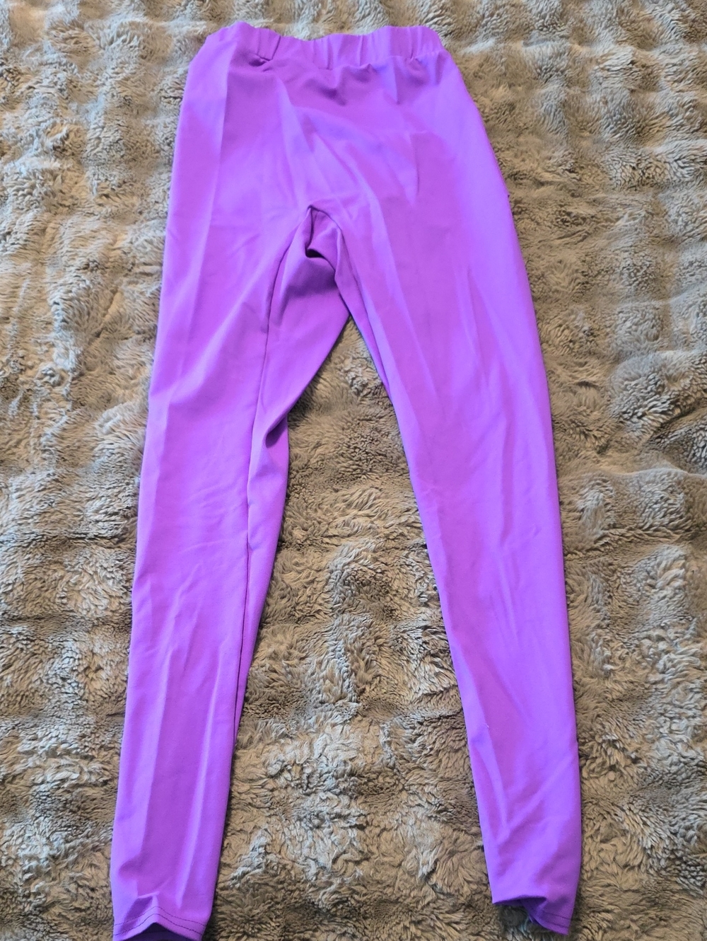 Vibrant Purple High-Stretch Women's Leggings